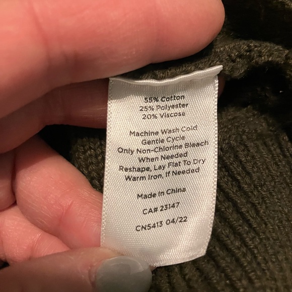 🔻Talbots Cowl Neck Poncho Sweater - Picture 7 of 8